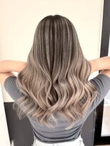 シエラ 心斎橋(CIERA.)&nbsp;アプリコットオレンジハイライトカラーアッシュグレー