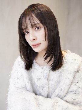 ニコ トウキョウ 渋谷(nico TOKYO) ロングレイヤーカット顔周りレイヤーウルフハッシュカット韓国