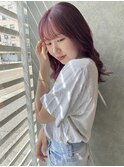 10代20代 ピンクカラー/ピンク/ブリーチ有り