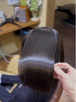 hair salon Bridge.の写真/話題のMETEO導入!カラーと同時に髪質改善◇驚きの艶と手触りを叶える極上トリートメント