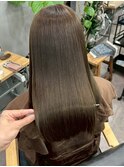 韓国風レイヤーカット髪質改善ダブルカラーハッシュカット