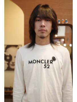 エディ(Edy) メンズウルフカットマッシュウルフニュアンスパーマ眉毛カット