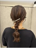 編みおろし/ヘアアレンジ/大宮