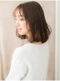 ミルクブラウンブリーチなし美髪ワンカールボブY上尾30代40代