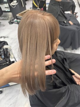 ジーナ 大宮(Zina) レディース/ブリーチカラー/ミルクティーベージュ 目黒