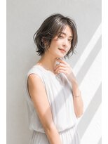 アッシュ 学芸大学店(Ash)&nbsp;ショートボブ/大人女性/シアーグレージュ/白髪ぼかし/脱白髪染め