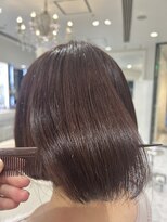 レ セゾン(Les Saisons)&nbsp;柔らかブラウン×艶ボブ