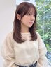 カット+オーガニックカラー+ミルボン2stepTR￥11980《所要時間120分》 