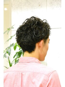 ヘアーデザイン ミヤビ 広尾(HAIR DESIGN MIYABI) 黒髪ワイルドツーブロックパーマB