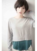 【GARDEN Tokyo　深尾清太郎】斜めバングで小顔ショート