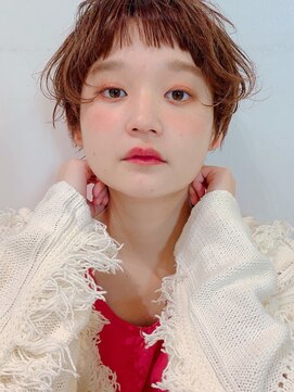 ディッセンバー 渋谷(December) 『December』ミニマッシュショート×アプリコットオレンジ