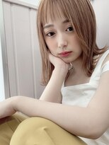 ネオリーブ クーロ(Neolive curro)&nbsp;切りっぱなしボブ＊小顔魅せ顔まわりレイヤー