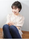 透け感あふれるシンプルショート