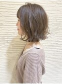 【morio】札幌ボブ　ゆるふわ切りっぱなしボブ