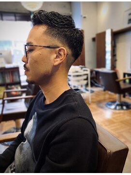 アイリーヘアデザイン(IRIE HAIR DESIGN) 【IRIE HAIR赤坂】フェードカット×アップバング