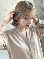 エムクランメイクス 原宿 表参道(m.clan MAKE'S)&nbsp;大人かわいい シアベージュ ことりベージュ 小顔カット 前髪