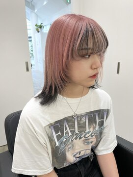 ジーナ オモテサンドウ(XENA) コットンピンクウルフ【インナーカラー】