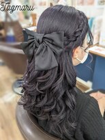 タグマル&nbsp;編み込みハーフアップ☆