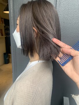 ロロ(ro-ro) 【恵比寿ro-ro】イルミナxグレージュxフリンジウェーブ