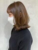 アイティー バイ アルバム 浦和店(IT by ALBUM)&nbsp;ロブレイヤー_アースカラーくびれヘアツートンカラー_ba379321