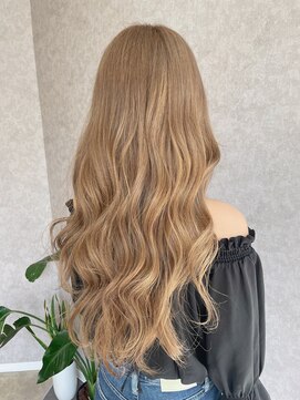 レガシーヘアーデザイン(Legacy hair design) 「ハイトーンベージュカラー」