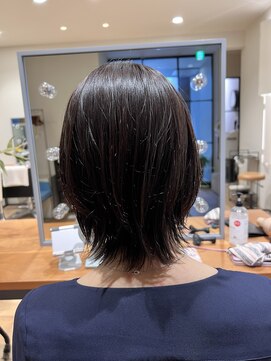 クローゼット 新宿(closet) 外ハネボブ/ペールベージュ[髪質改善/ヘッドスパ白髪染め/新宿】