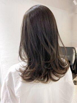 アルバム 池袋(ALBUM) ナチュラルワンカールレイヤー_外ハネボブ_ba393242