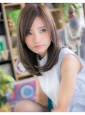 大人かわいいダークアッシュ小顔レイヤーh2戸田公園20代30代40代