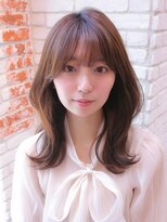 アグ ヘアー ドゥース 小針店(Agu hair douce) 《Agu hair》レイヤー鎖骨下セミミディ