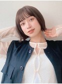 前下がりショートボブ大人可愛い表参道