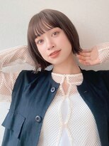 サンド 表参道(sand)&nbsp;前下がりショートボブ大人可愛い表参道