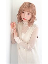 リトル 渋谷(little)&nbsp;大人かわいいハイトーン×レイヤーパーマ