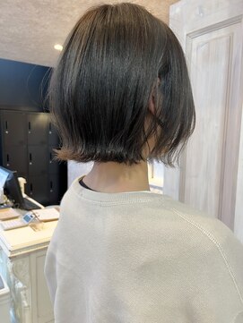 キャアリー(Caary) 福山ダークグレージュ面接カラーインナーグレー酸性ストレート