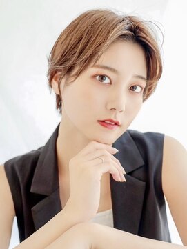 フレイムス 北戸田駅西口店(Frames) 外ハネボブセクションカラーペールベージュグラデーションカラー