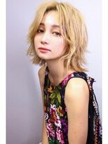 ラフィス ヘアーセプト 銀座店(La fith hair sept)&nbsp;【La fith】 ハイトーン×ウルフボブ