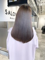 サロウィン 池袋(SALOWIN) ブリーチなしパールベージュ × 美髪縮毛矯正  #138