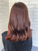 ルノン(LUNON) インナーカラー×カッパーオレンジ/インナーカラー/ダブルカラー