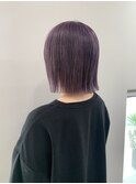 【Kulmbyluccica 小野紗英】ボブ×ラベンダーグレージュ