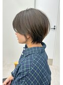 マッシュショート/大人ボブ/簡単スタイリング/くせ毛カット