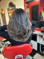 ロック フィールド&nbsp;レイヤーカットバレイヤージュ