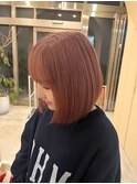 オレンジベージュ/ボブ