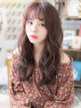 カバーヘア ブリス 戸田公園西口店(COVER HAIR bliss) ピンクラベンダー外国人風ウェーブパーマc6戸田公園20代30代40代