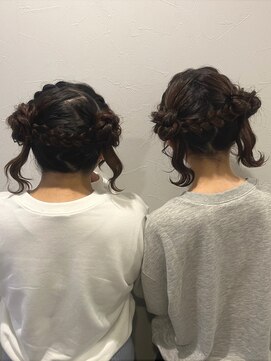 ヘアセット アリエス 新宿駅前店(aries) *.フリルくらげ.+