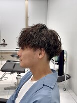 フィフス 大分(fifth)&nbsp;大分ツイストスパイラルパーマメンズカットラウンドマッシュ30代