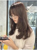レイヤーカット　ワンカールヘア
