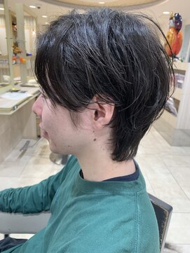 アッシュ 仙川店(Ash) ゆるふわ巻きパーマで大人のおしゃれラフセンターパート