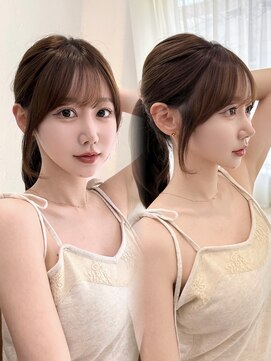 レイリー 原宿 表参道(Rayreee) ナチュラル韓国ヘア×小顔顔まわりカット