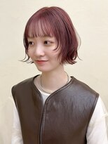 スニュウ(snuw)&nbsp;【snuw_ayano】ボブレイヤー/ブリーチ/ピンクカラー