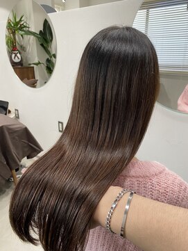 アンド グラフ(& Graph.) 透明感カラー Aujua髪質改善トリートメント