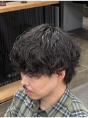 波巻きパーマ/メンズパーマメンズカットウルフパーマ